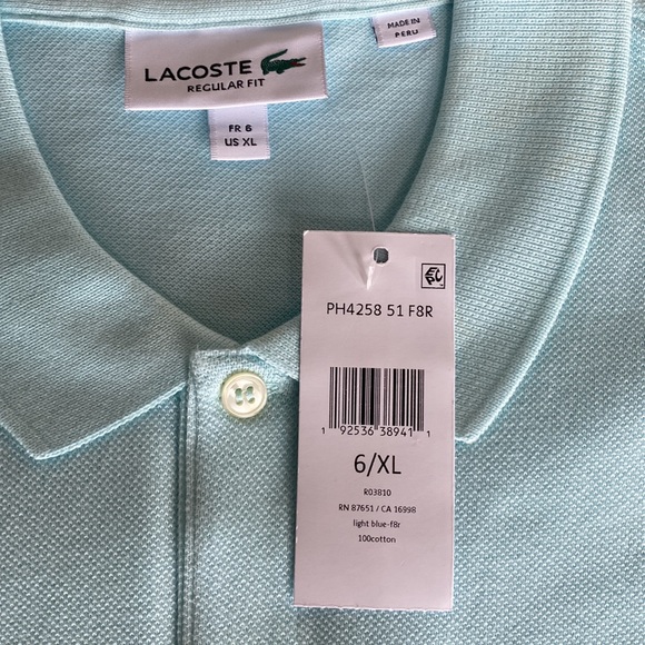 Lacoste Men's Regular Fit Palm Tree Croc Polo 🌴🐊 - Picture 6 of 8